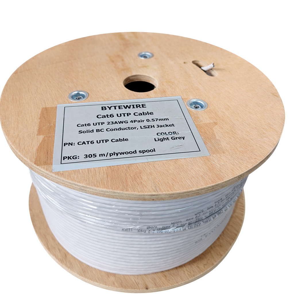 ByteWire Cat6 UTP LSZH network cable 305m drum UAE